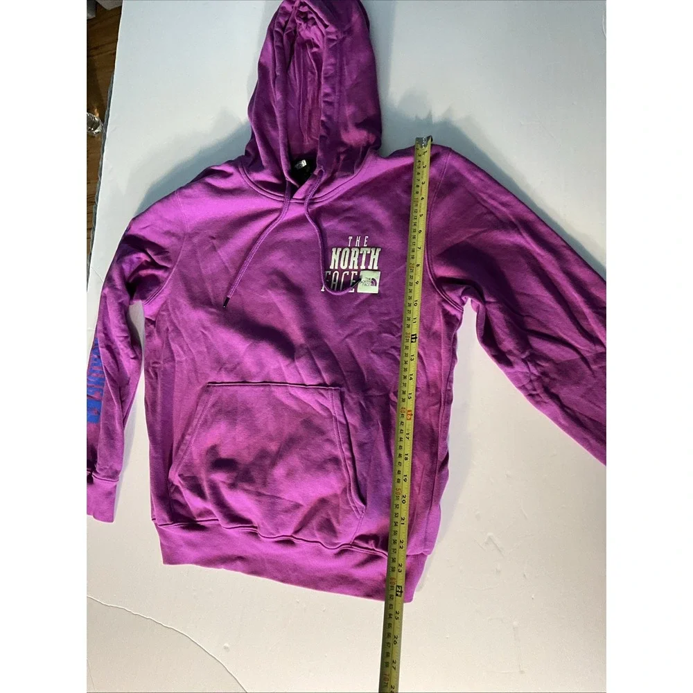 The North Face Men's Purple Hoodie Size Medium